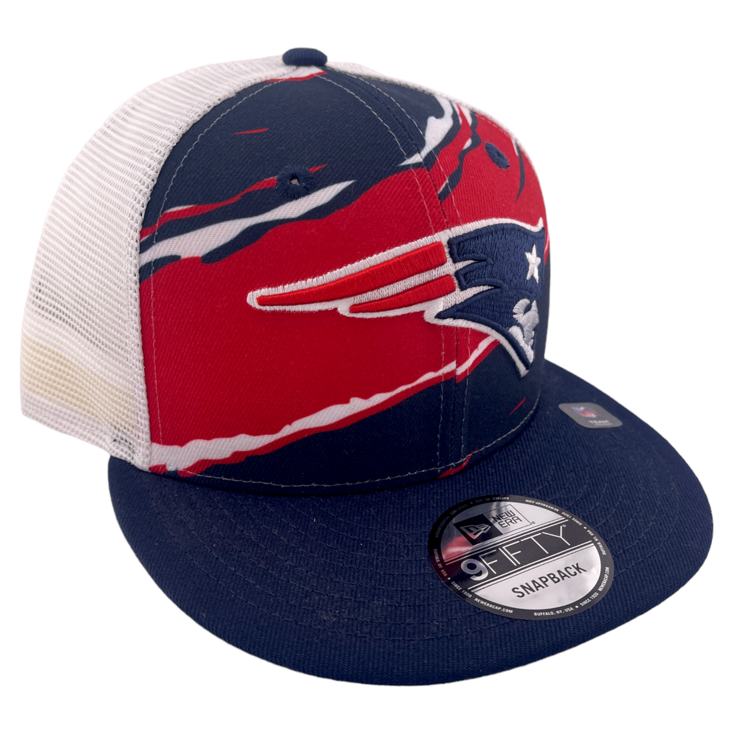 ~NEW DROP~ New Era New England Patriots NFL Tear Trucker 9FIFTY Mesh Back Snapback Hat Cap