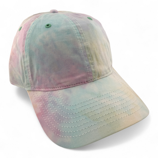 The Game GB482 Sorbet Tie Dye Blank Twill Unstructured Adjustable Dad Hat Cap