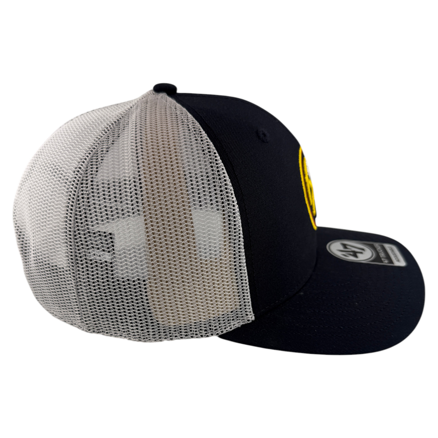 '47 Brand Denver Nuggets NBA Navy Mesh Back Trucker Snapback Adjustable Hat Cap