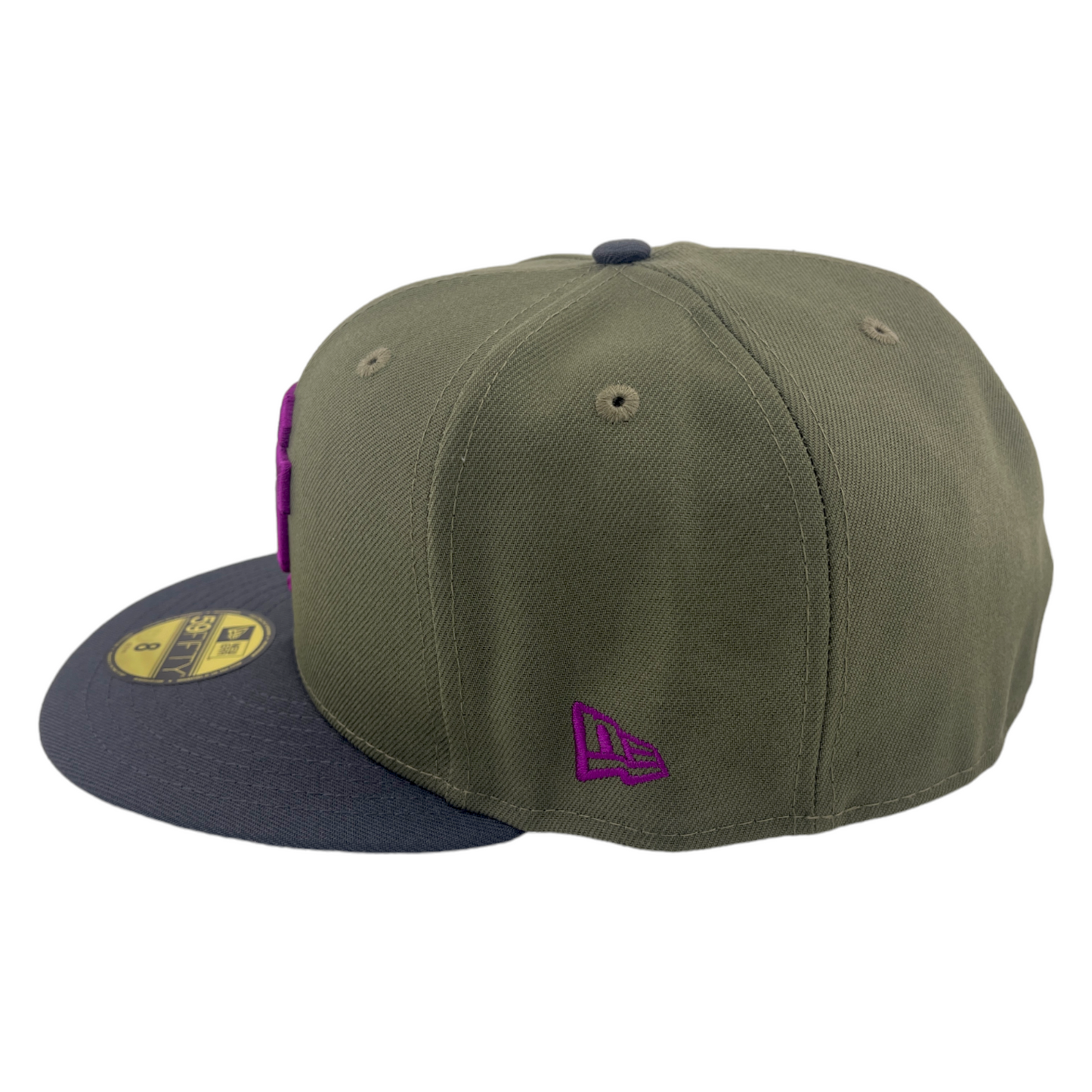 New Era New York Mets MLB 1969 World Series Olive/Purple UV 59Fifty Fitted Hat Cap