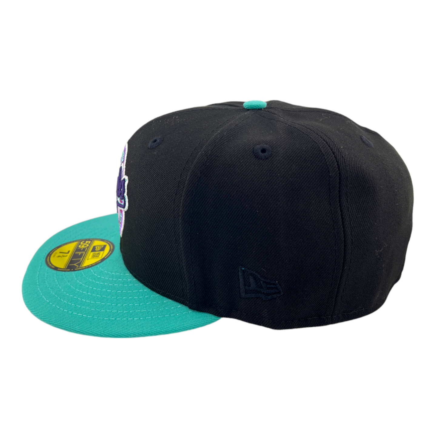 New Era Kansas City Royals 40th Anniversary Patch Retro Teal/Purple 59FIFTY Hat Cap