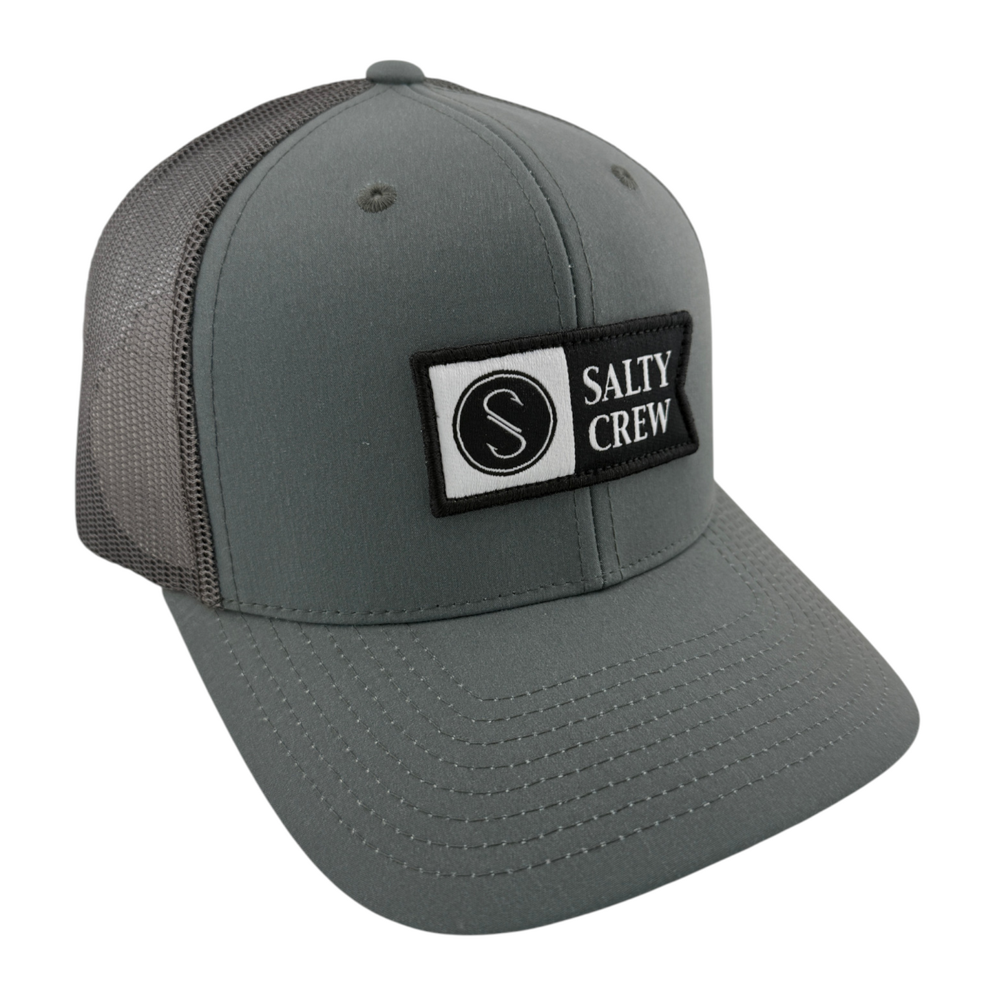 Salty Crew Pinnacle 2 Retro Moss Coal  Mesh back Trucker SnapBack Adjustable Hat