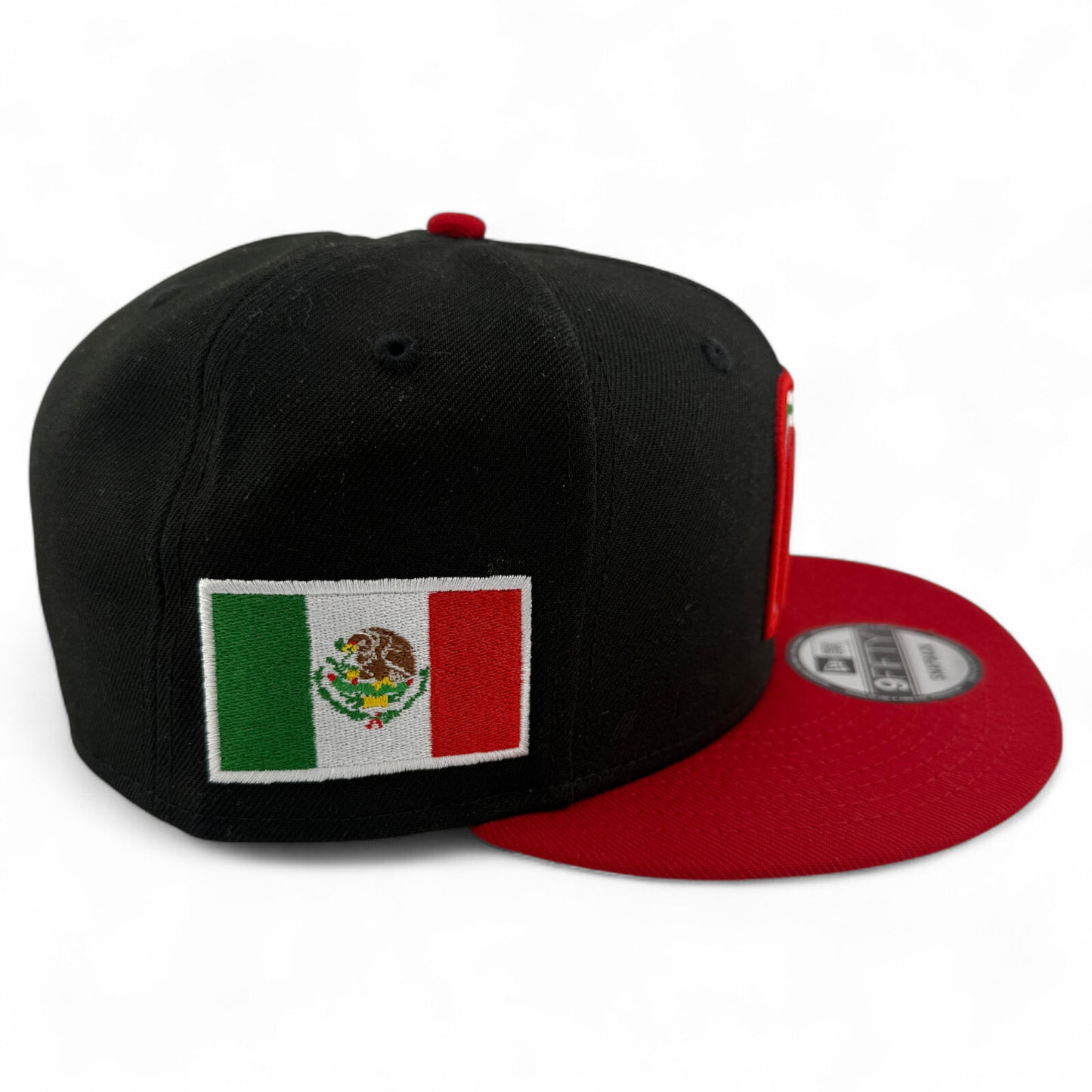 New Era Mexico National Team LMB Black Flag 9FIFTY Snapback Adjustable Hat Cap