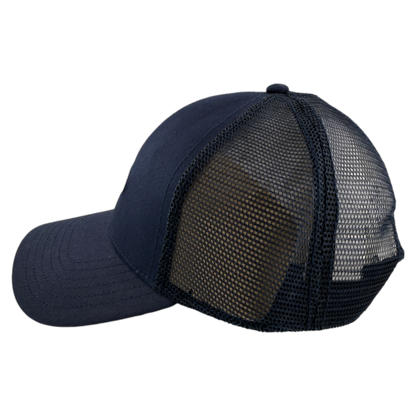 Oakley Ellipse Navy White Logo Trucker Mesh Back Adjustable SnapBack Hat Cap