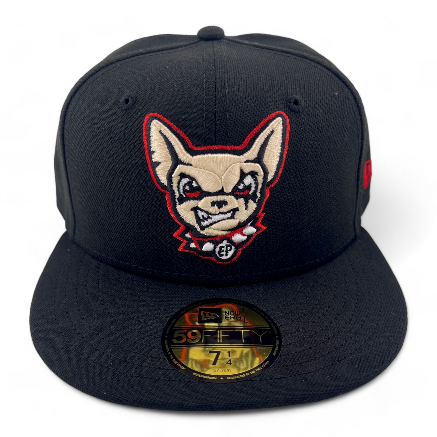 New Era El Paso Chihuahuas MiLB Classic All Black UV 59FIFTY Fitted Hat Cap