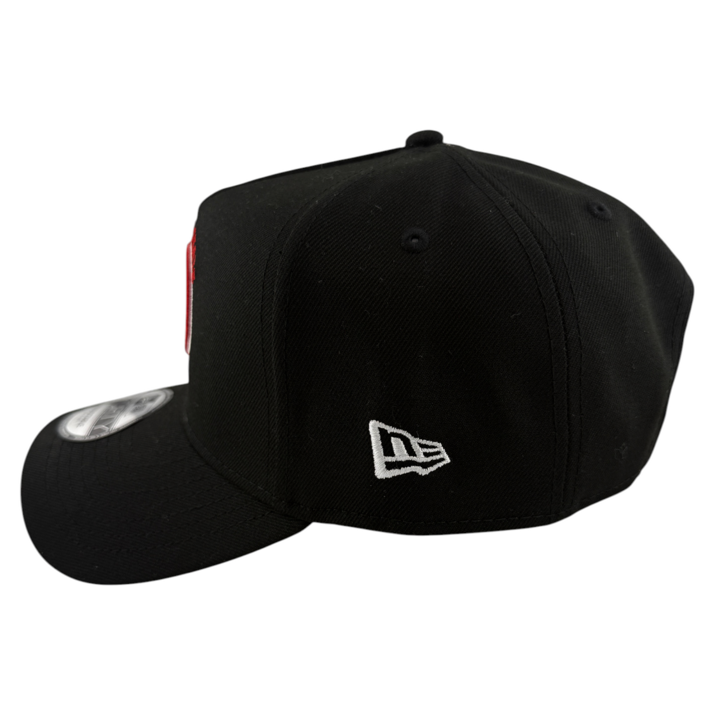 New Era Golden State Warriors NBA Red A-Frame 9Forty Snapback Adjustable Hat Cap