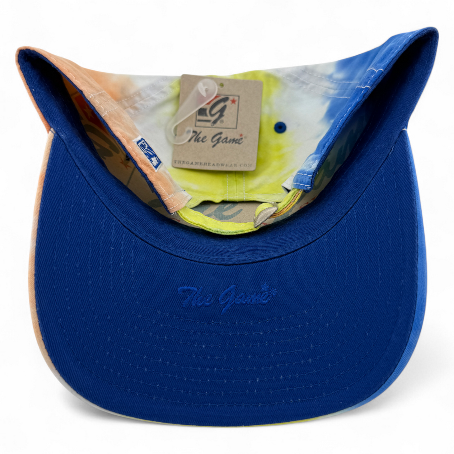 The Game GB482 Sunrise Tie Dye Blank Twill Unstructured Adjustable Dad Hat Cap