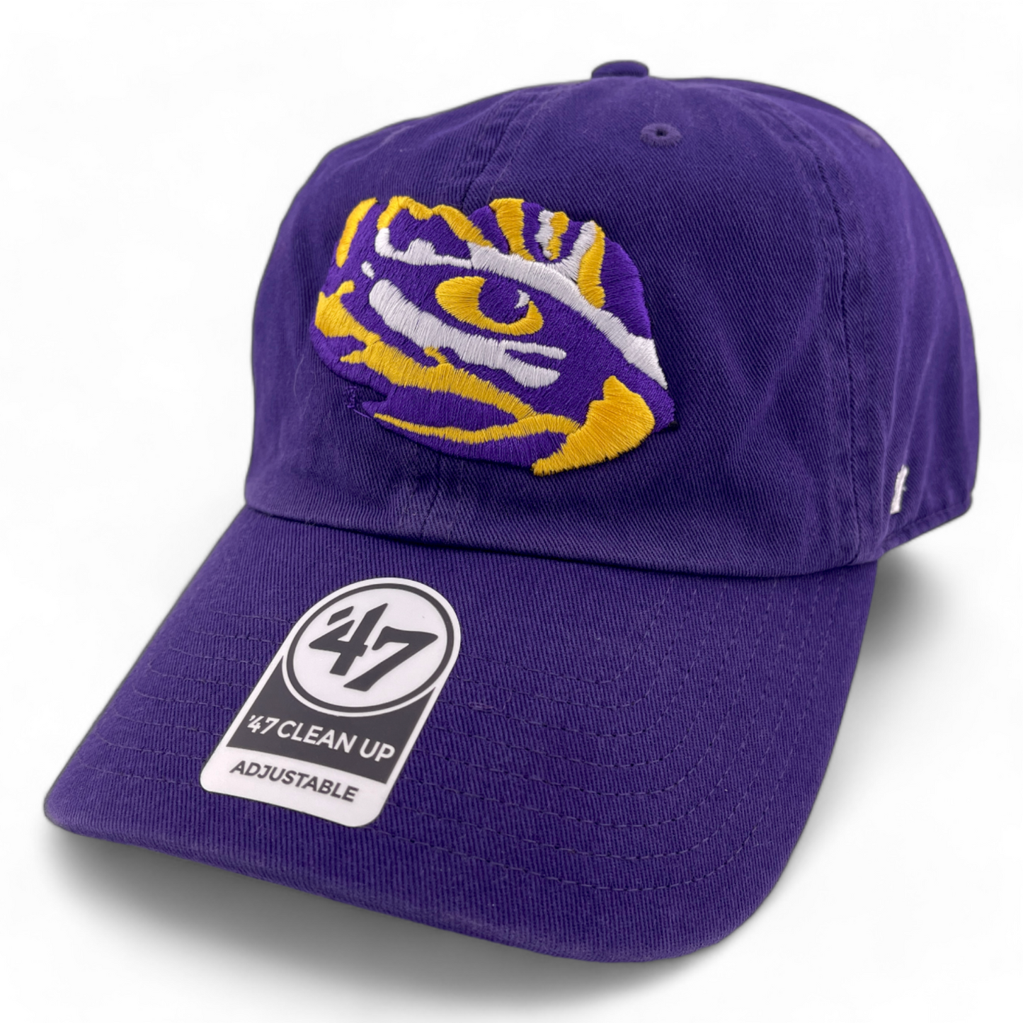 '47 Brand Louisiana State University LSU Tigers Clean Up Adjustable Dad Hat Cap