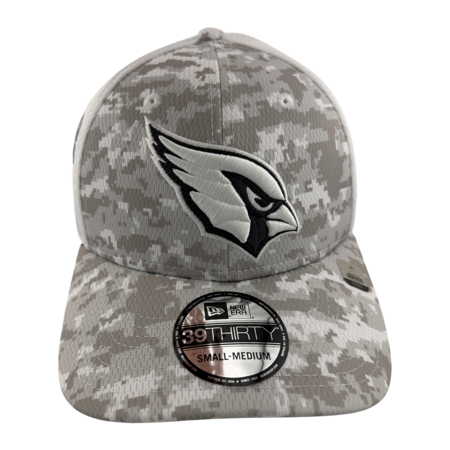 New Era Arizona Cardinals NFL Salute to Service Snow Camo 39Thirty Flex Fit Hat
