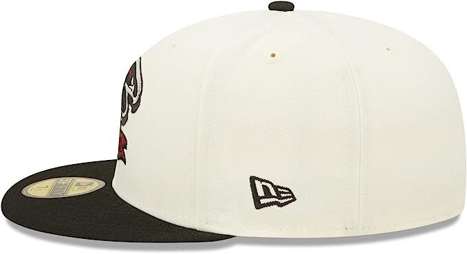 New Era Atlanta Falcons 2022 Sideline NFL Cream 59FIFTY Fitted Hat Cap