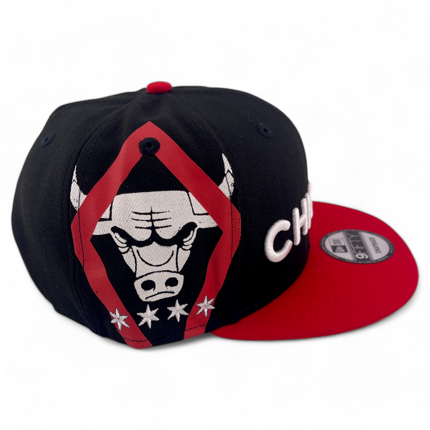 New Era Chicago Bulls NBA 2023 City Edition Pack Red 9Fifty Snapback Hat Cap