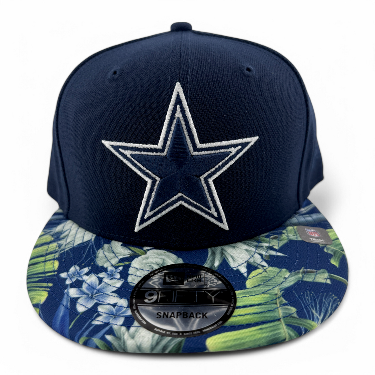New Era Dallas Cowboys NFL Floral Go Navy 9Fifty Snapback Adjustable Hat Cap