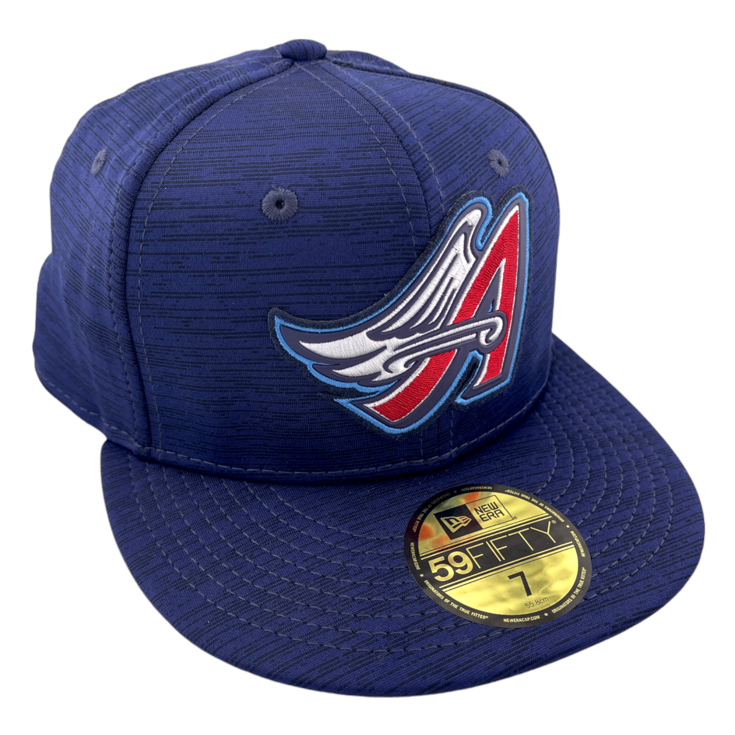 New Era Los Angeles Angels 2023 Clubhouse Blue/Grey UV MLB 59FIFTY Fitted Hat Cap