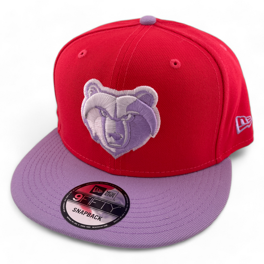 New Era Memphis Grizzlies NBA Pink/Purple Color Pack 9Fifty Snapback Hat Cap