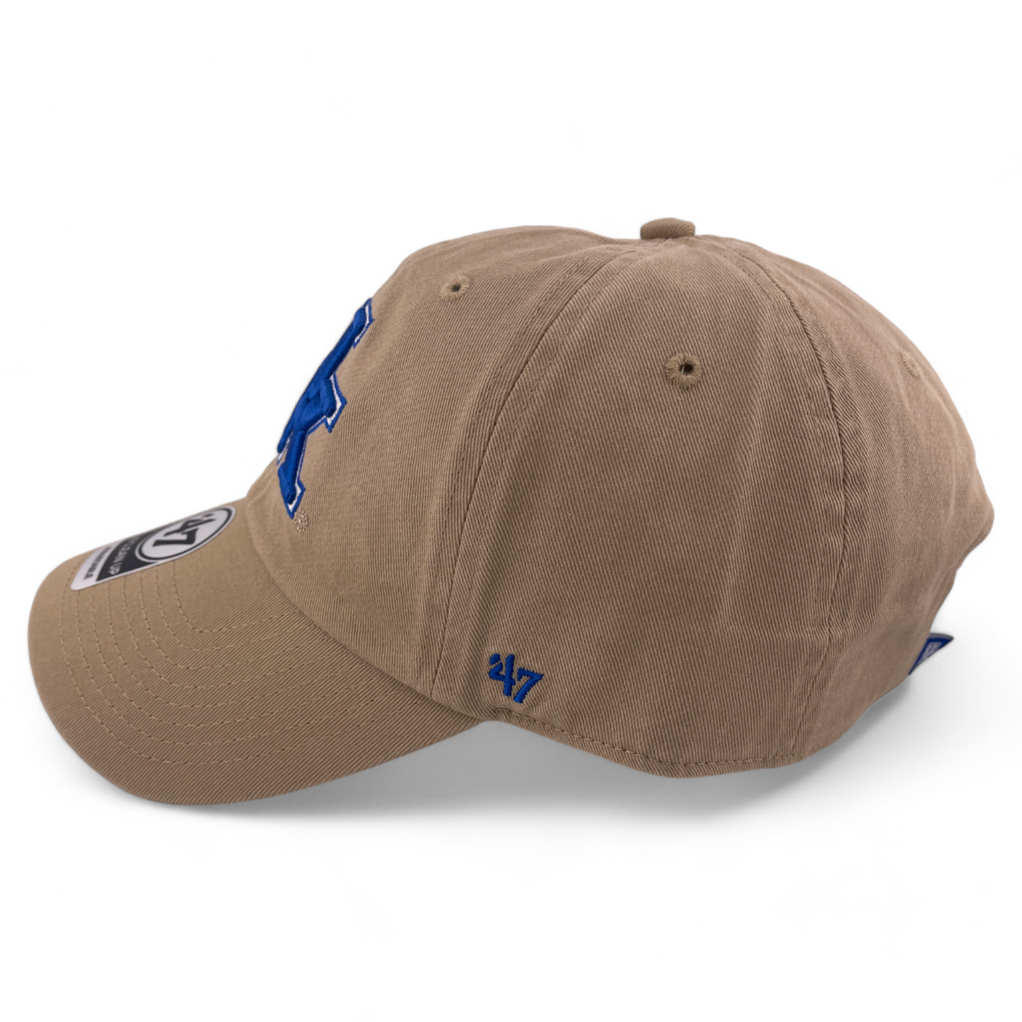 '47 Brand University of Kentucky Wildcats NCAA Tan Clean Up Adjustable Dad Hat