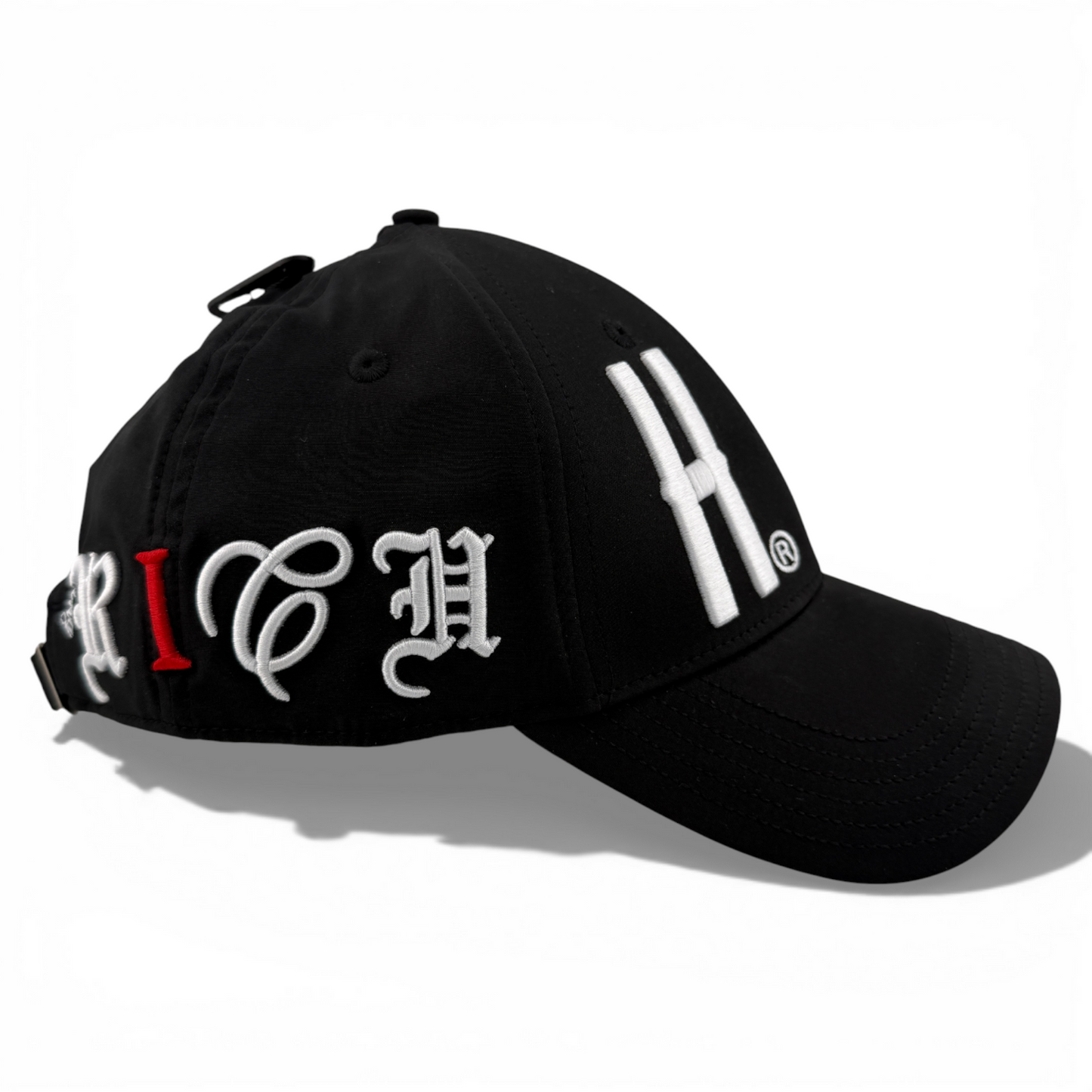 Hoodrich OG Heat Sport Strapback Internal Zipper Pocket Black Adjustable Hat Cap