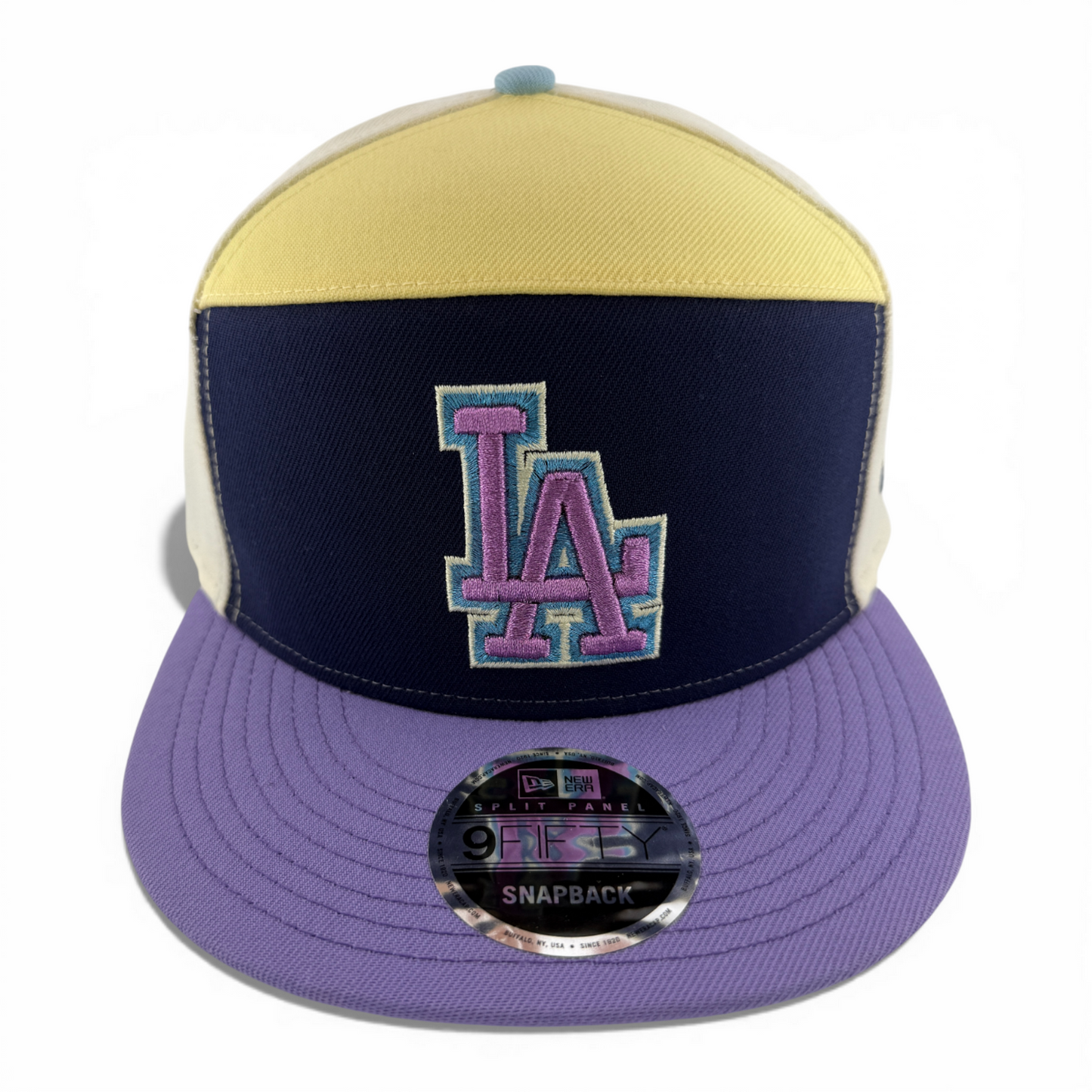 New Era Los Angeles Dodgers Pastel 9Fifty Split Panel Snapback Adjustable Hat