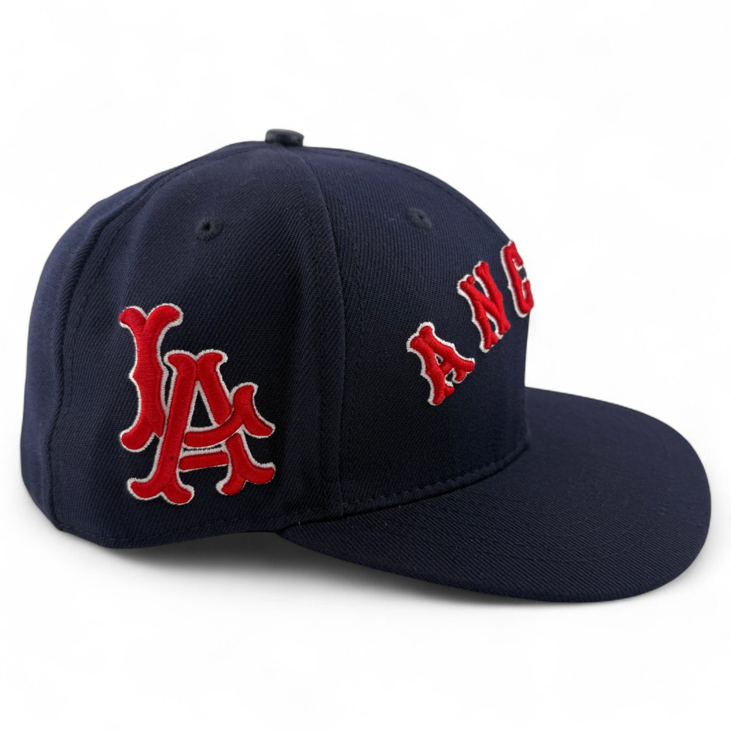 Pro Standard Los Angels Angels MLB LA Script Patch Navy Adjustable Snapback Hat