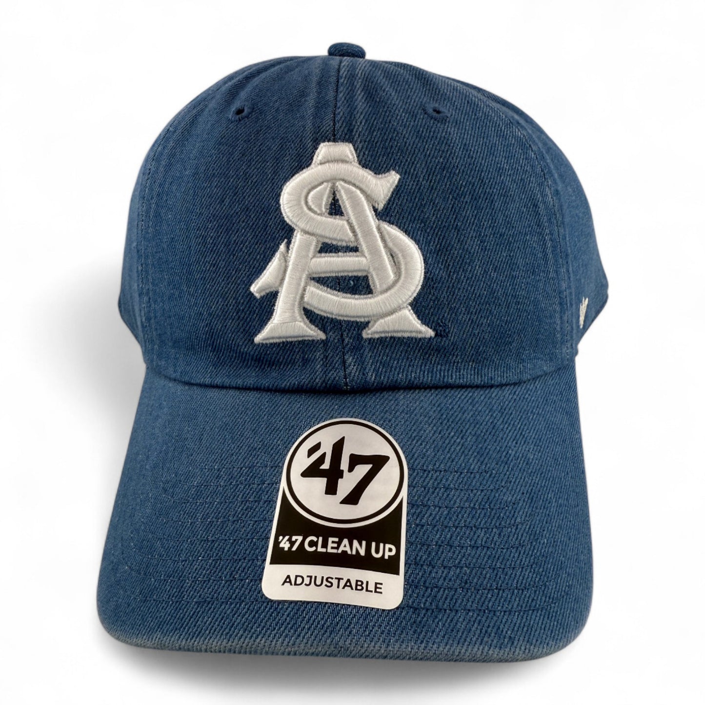 '47 Brand Arizona State Sun Devils ASU NCAA Denim Clean Up Adjustable Dad Hat