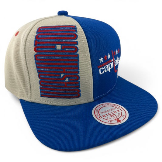 Mitchell & Ness Washington Capitals NHL Pop Panel Original Fit Snapback Hat Cap