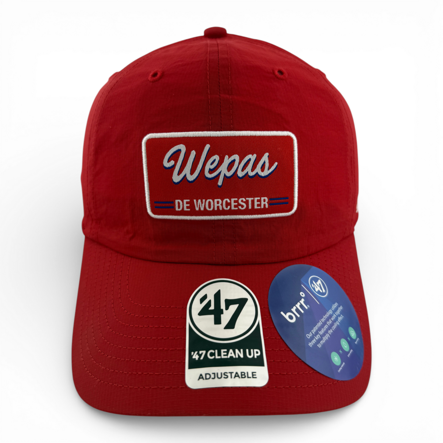 '47 Brand Los Wepas de Worcester WooSox Brrr Clean Up Adjustable Dad Hat Cap
