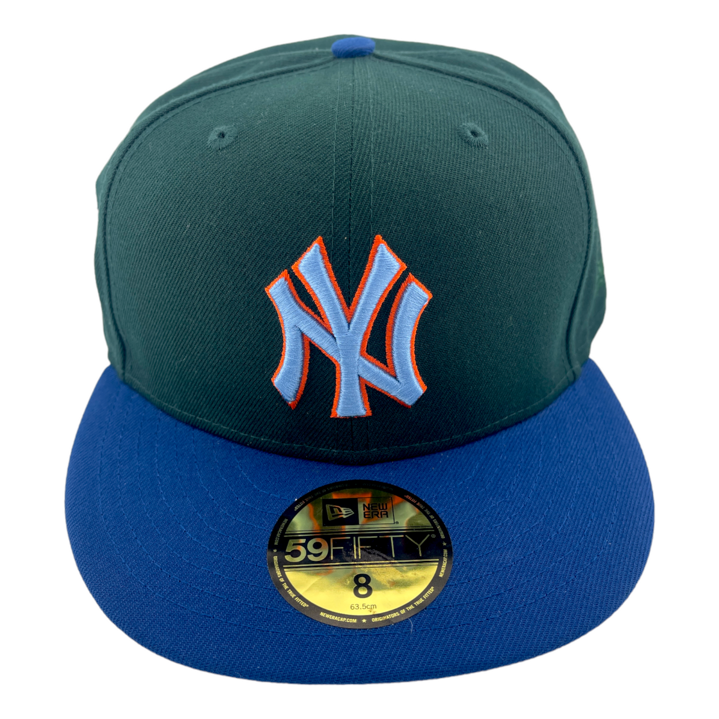 New Era New York Yankees 1998 World Series Patch Green/Blue 59FIFTY Fitted Hat Cap