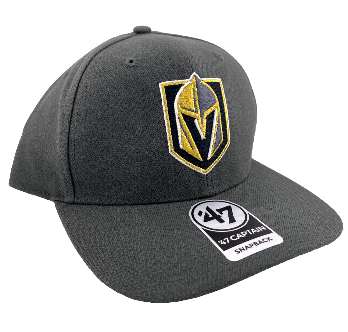 '47 Brand Captain Las Vegas Golden Knights NHL Grey UV Captain Snapback Adjustable Hat Cap