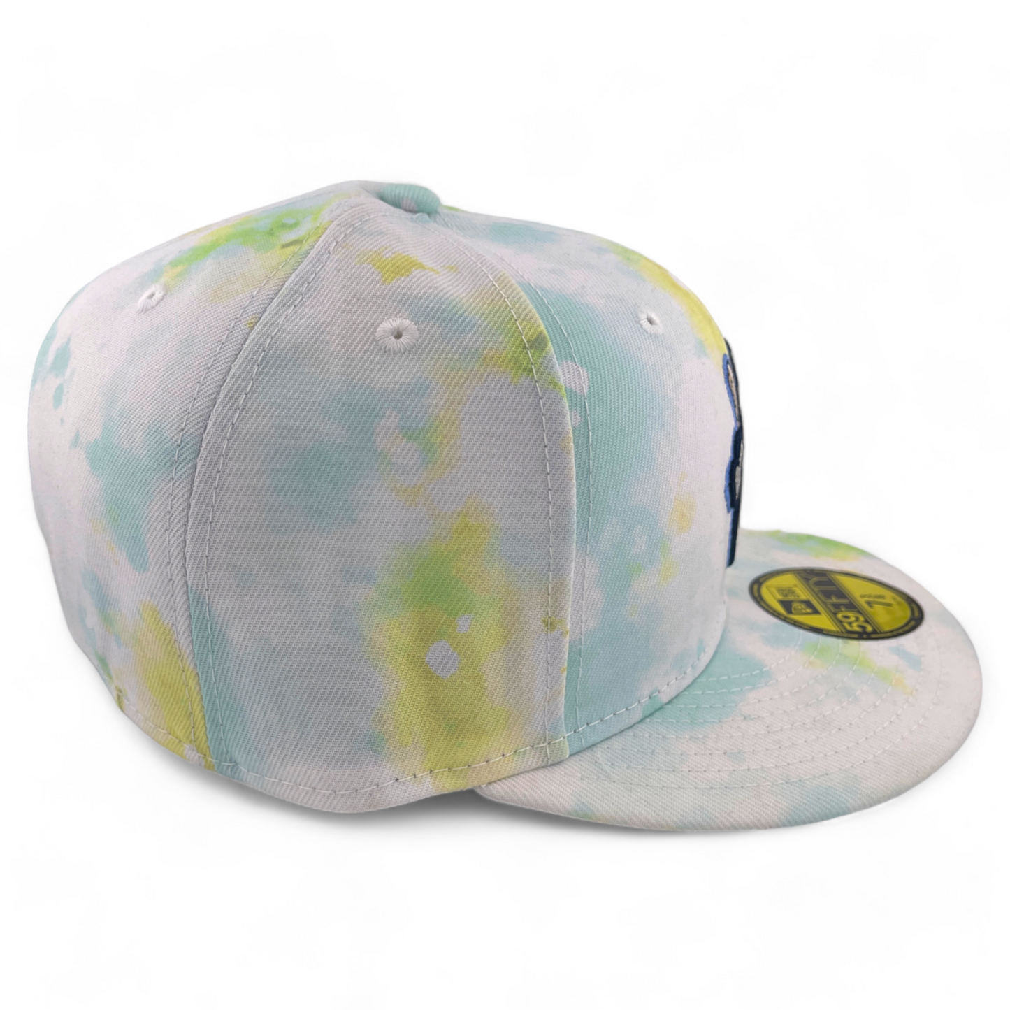 New Era Corpus Christi Hooks MiLB Tie Dye Yellow/Blue 59Fifty Fitted Hat Cap