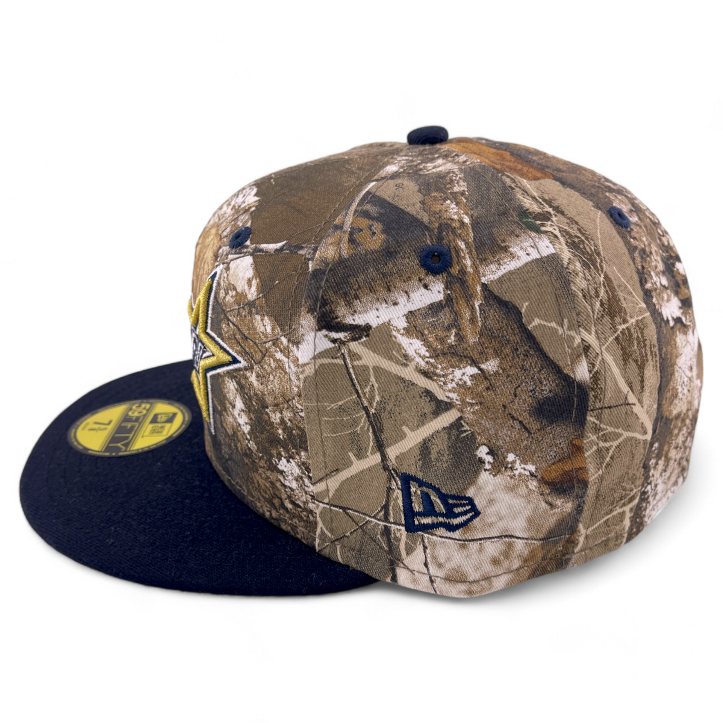 New Era Houston Astros MLB Real Tree Camouflage 35 Year Patch 59FIFTY Fitted Hat