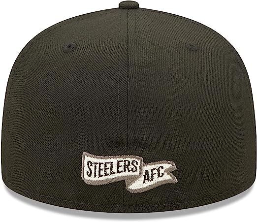 New Era Pittsburgh Steelers 2022 Sideline NFL Historic Logo 59FIFTY Fitted Hat Cap