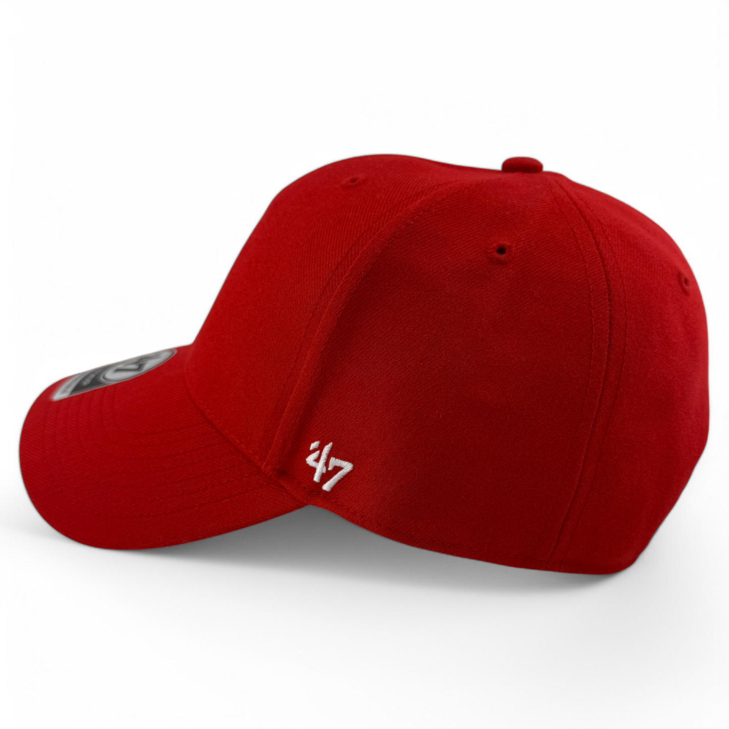 '47 Brand Atlanta Braves MLB Local Side Patch Red Feather MVP Adjustable Hat Cap