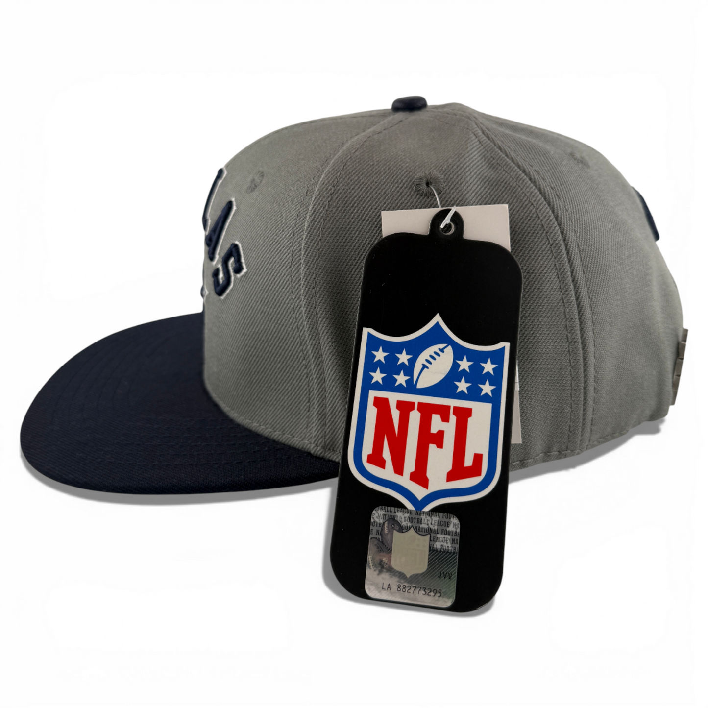 Pro Standard Dallas Cowboys NFL Star Grey/Navy Blue Snapback Adjustable Hat Cap