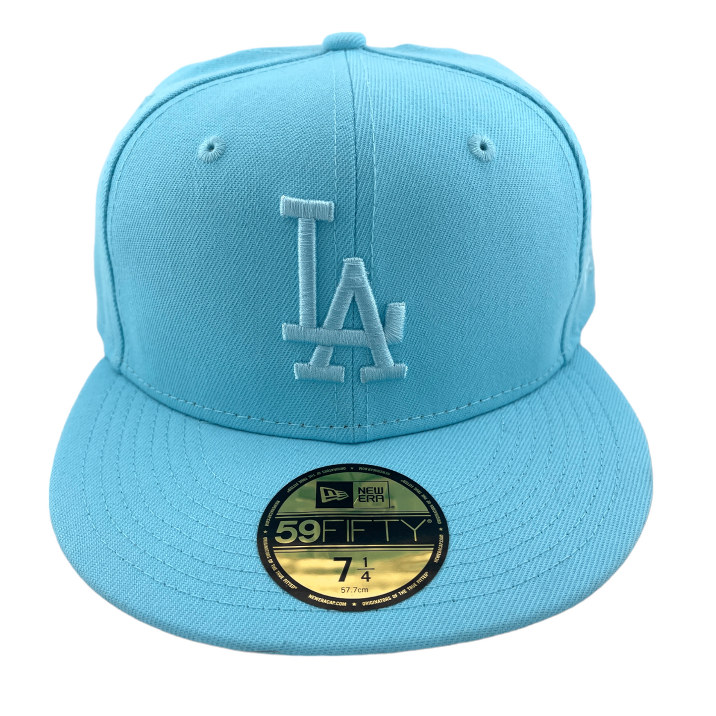 New Era LA Los Angeles Dodgers Light Blue Color Pack Grey UV 59FIFTY Fitted Hat Cap