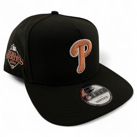 New Era Pittsburgh Pirates MLB Copper A-Frame 9FIFTY Snapback Adjustable Hat Cap