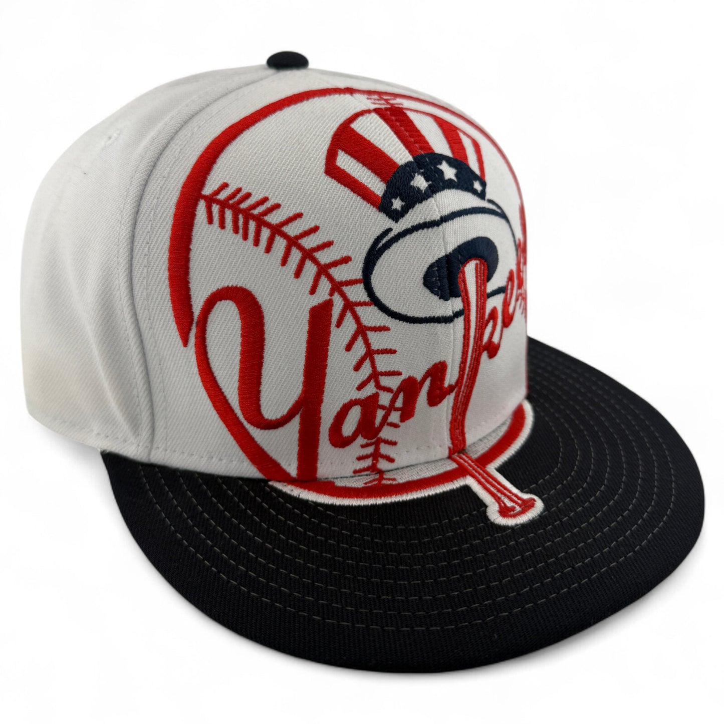 New Era New York Yankees MLB Giant Oversized Logo 9FIFTY Snapback Adjustable Hat