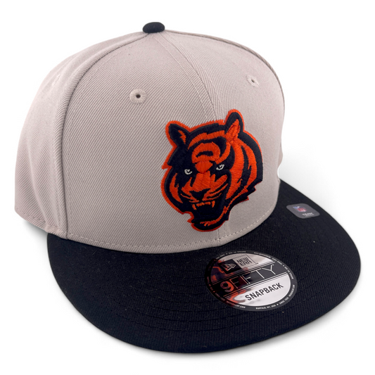 New Era Cincinnati Bengals NFL 2-Tone Stone Pack 9FIFTY Snapback Adjustable Hat