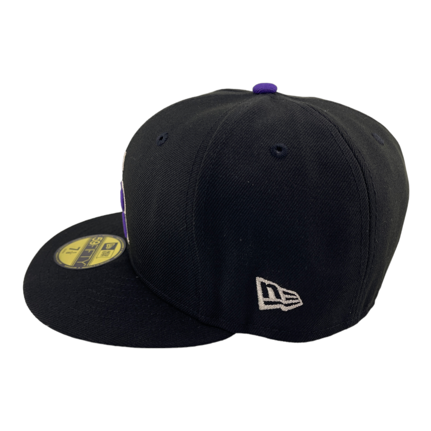 New Era Colorado Rockies #42 Jackie Robinson Patch Black UV 59FIFTY Fitted Hat Cap