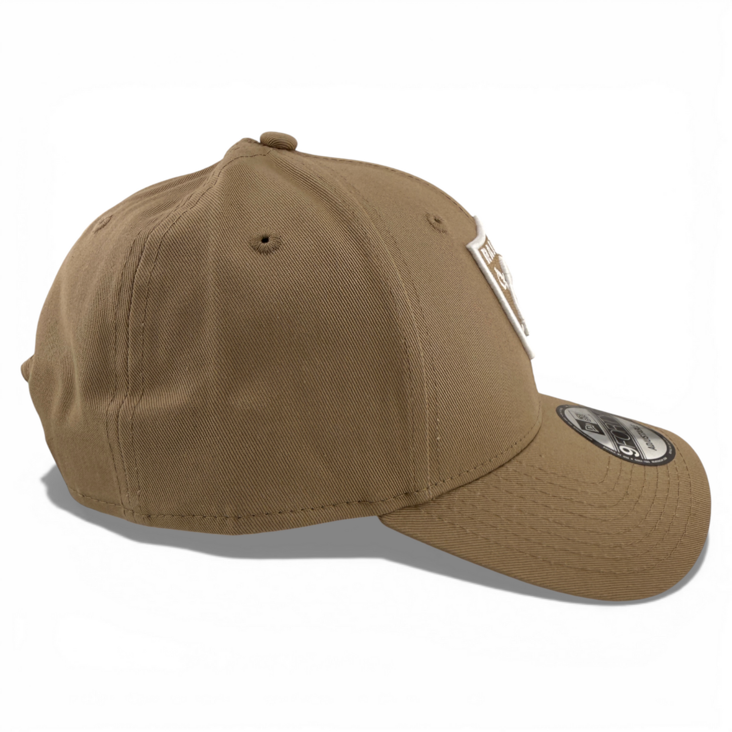 New Era Las Vegas Raiders NFL Tan Khaki 9Forty Snapback Adjustable Hat Cap
