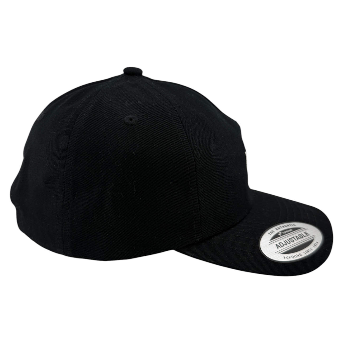 Fox Racing Wordmark Black Tonal Logo A-Frame Adjustable Strapback Dad Hat Cap