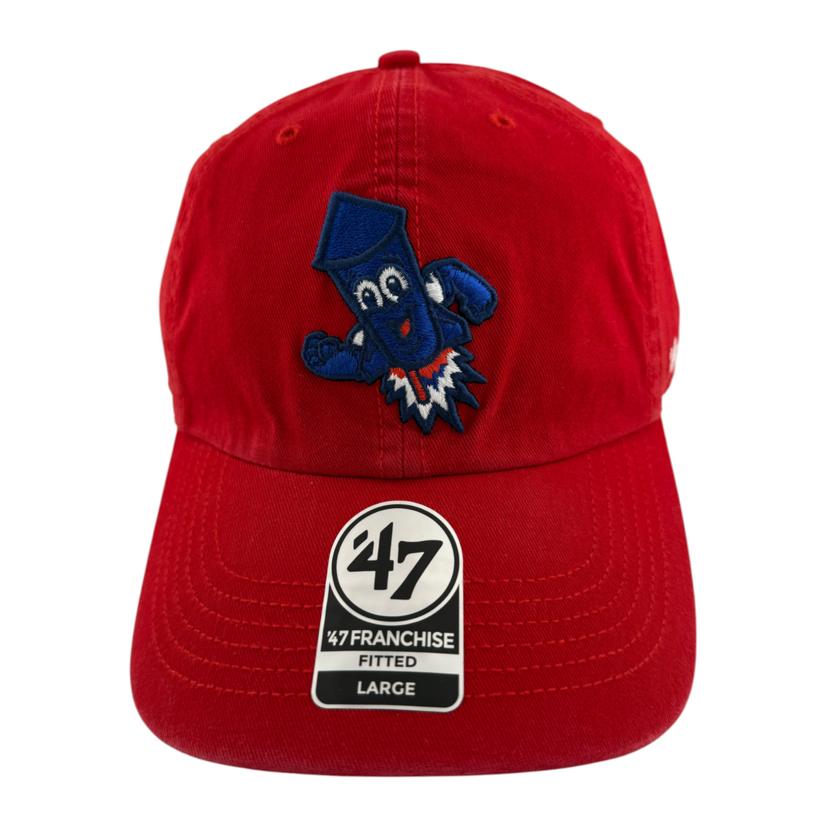 '47 Brand Woosox Los Wepas de Worcester Wepa Rocket Franchise Fitted Dad Hat Cap