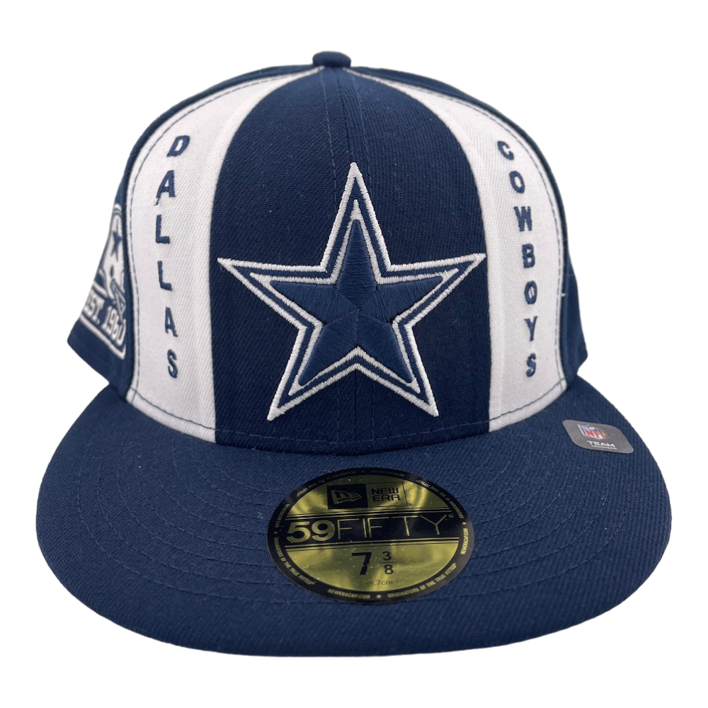 New Era Dallas Cowboys Pro Image 2022 Pinwheel Side Patch 59FIFTY Fitted Hat