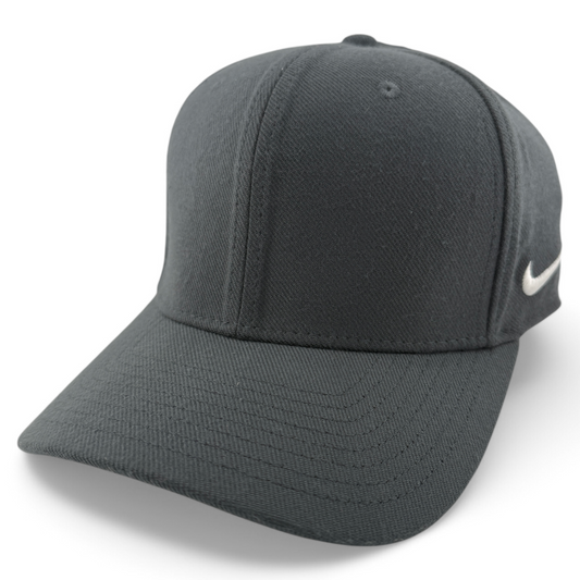 Nike Team Dri-FIT Anthracite Grey BLANK for CUSTOMS 867308-060 Flex Fit Hat Cap