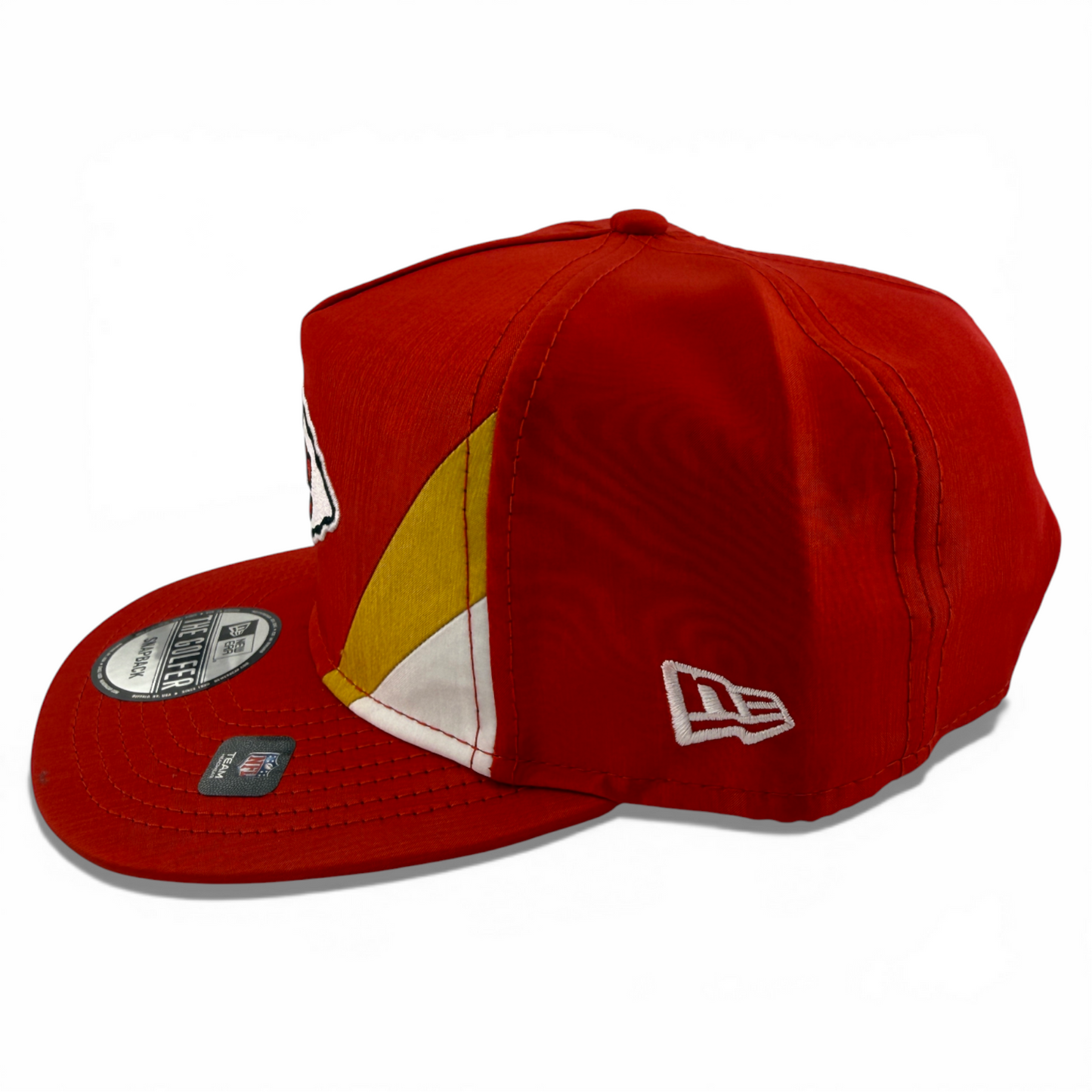 New Era Kansas City Chiefs Retro Nylon Golfer A-Frame Snapback Adjustable Hat