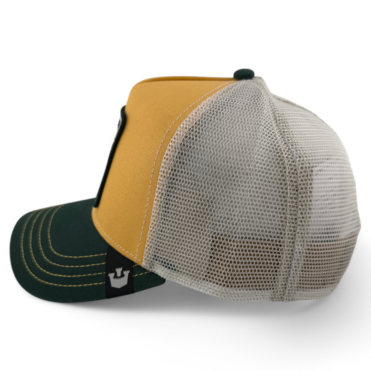 Goorin Bros The Cash Cow Farm Yellow/Green Trucker Adjustable Snapback Hat Cap