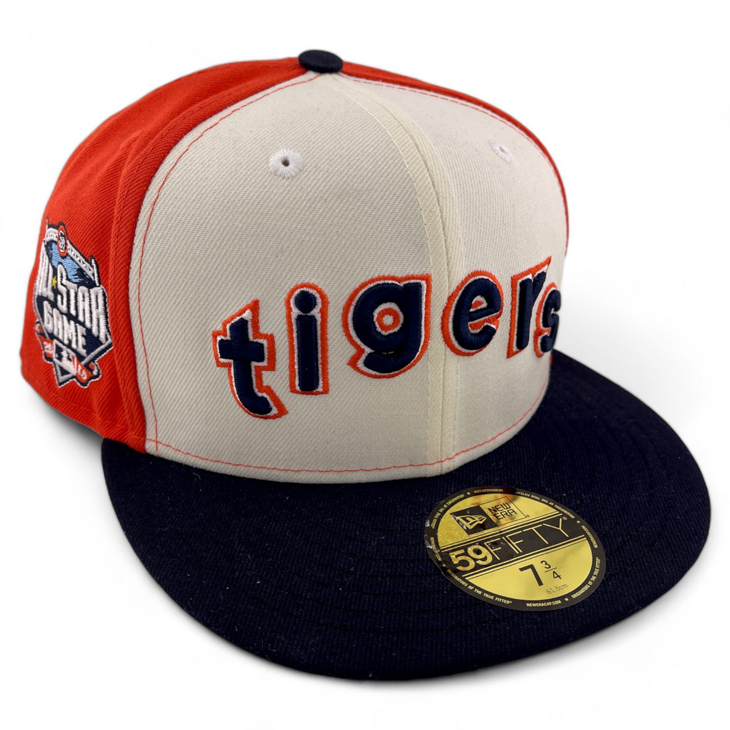 New Era Detroit Tigers MLB Retro Fun Logo Pack Orange/Blue 59Fifty Fitted Hat