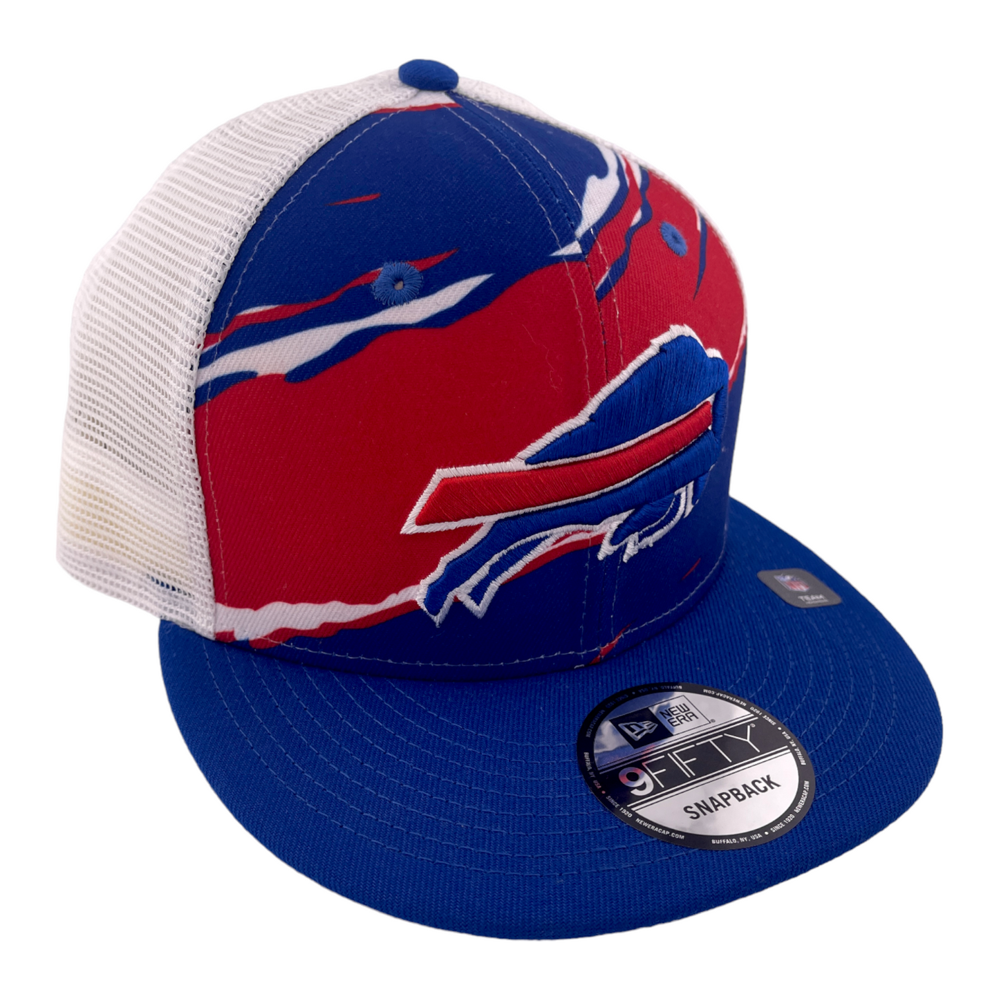 ~NEW DROP~ New Era Buffalo Bills NFL Tear Trucker 9FIFTY Mesh Back Snapback Hat Cap