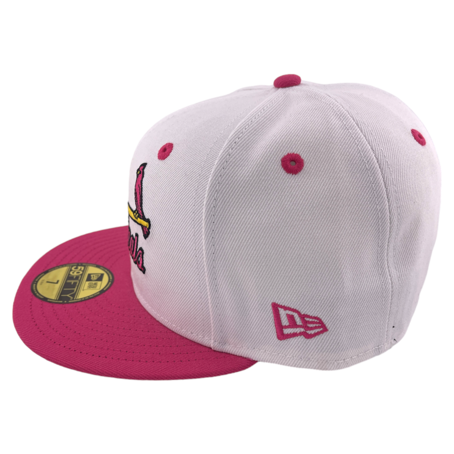 New Era St. Louis Cardinals MLB Two Birds White/Pink Pack 59Fifty Fitted Hat Cap