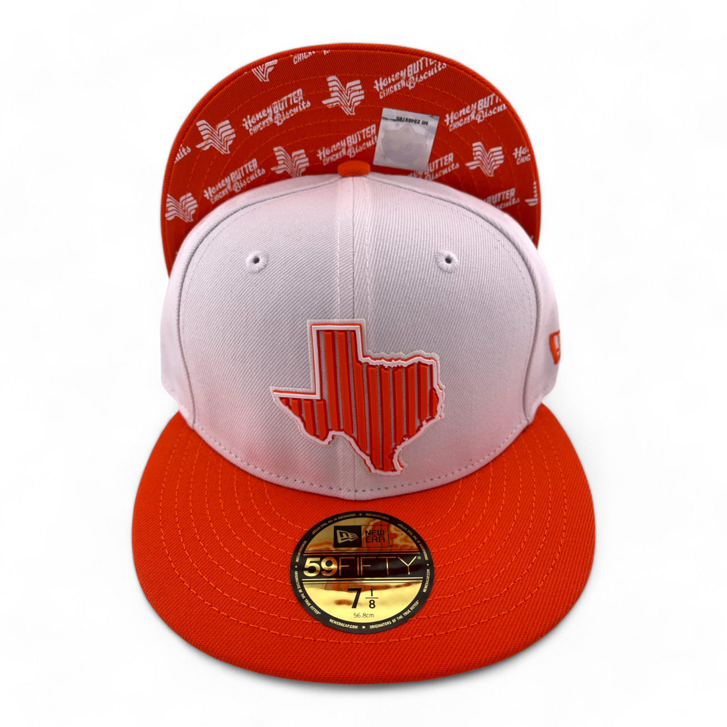 New Era Honey Butter Chicken Biscuits Texas Whataburger Logo UV 59Fifty Fitted