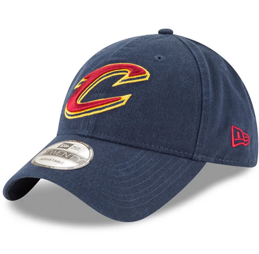 New Era Cleveland Cavaliers Core Classic NBA Blue 9Twenty Adjustable Dad Hat