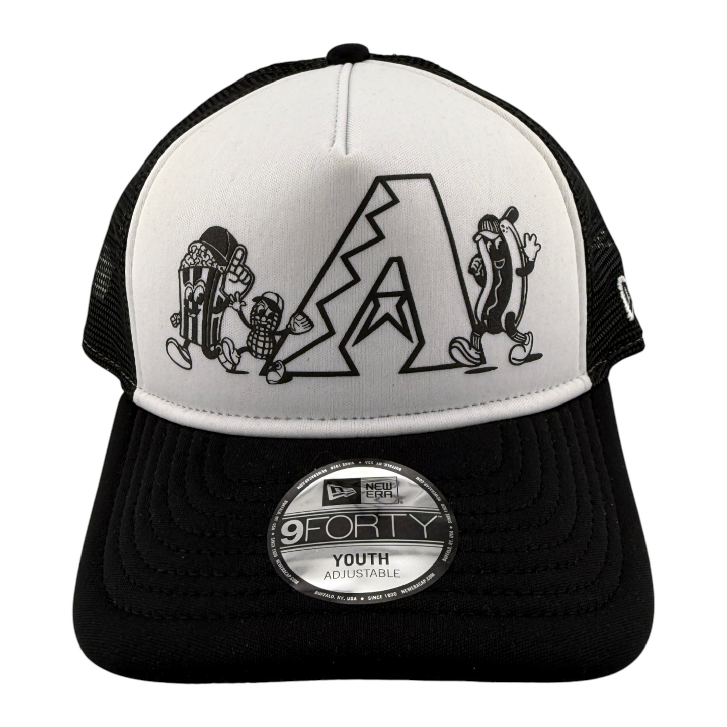 New Era Arizona Diamondbacks MLB Snack Foam Trucker 9Forty Snapback KIDS YOUTH